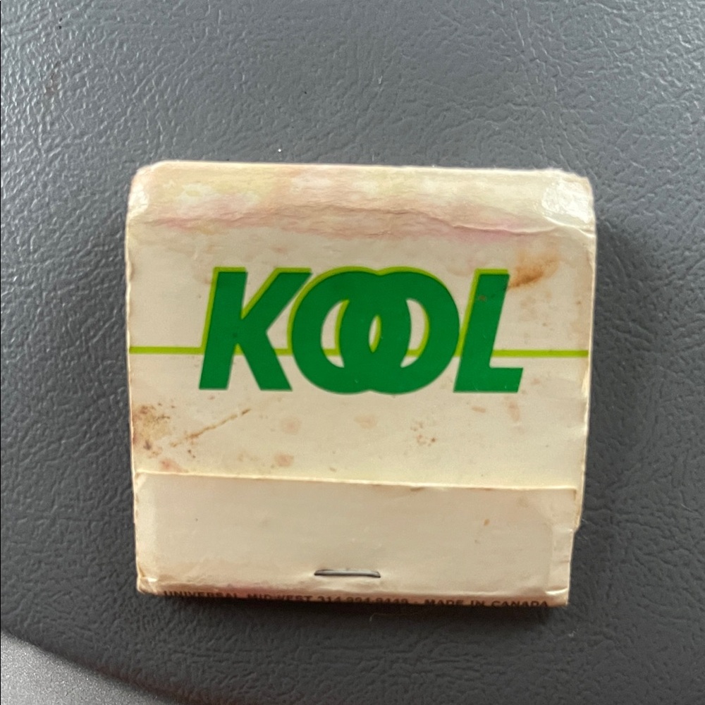 1992 vintage Kool Matchbook nostalgia, movie props, collectible